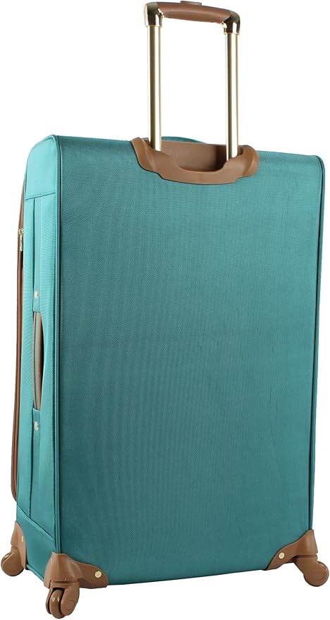 Steve Madden Designer Luggage Collection - 3 Piece Softside Expandable Lightweight Spinner Suitcase Set - Travel Set Includes an Under Seat Bag, 20-Inch Carry on and 28-Inch Checked Suitcase, Harlo