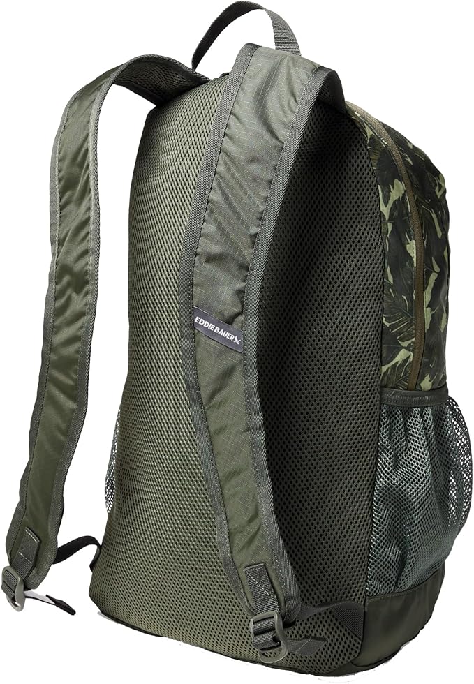 Eddie Bauer Stowaway Packable Backpack | Travel | Outdoor | Lightweight | Foldable | Durable | Ripstop Polyester | 20L - Dark Loden