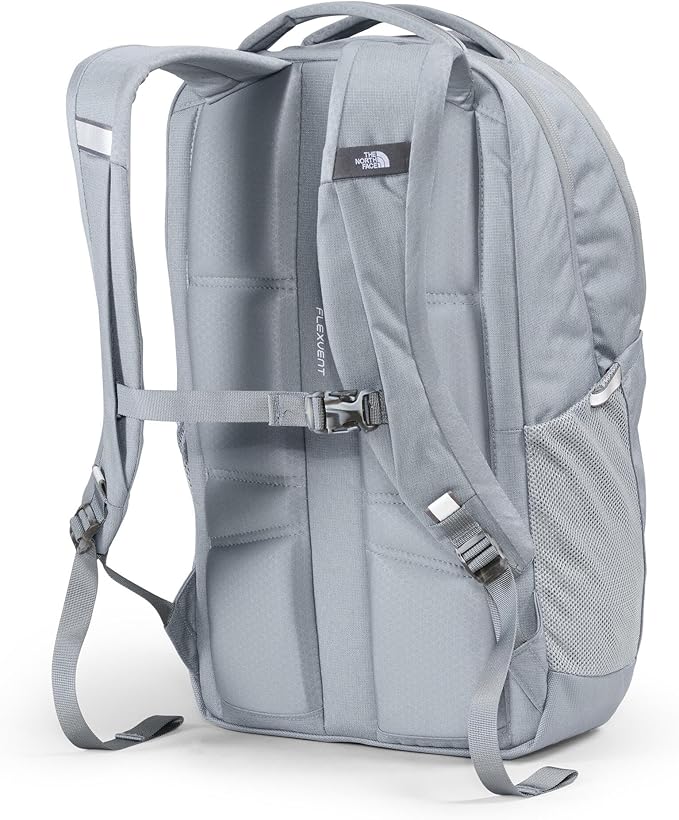 The North Face Vault Everyday Laptop Backpack - Commuter Travel Bag, Water-Repellent Finish, Spacious Compartment, Mid Grey Dark Heather/TNF Black-NPF, One Size