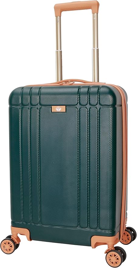 Dockers Hooper Hardside Expandable 8-Wheel Spinner Travel Carry On Luggage, 20-Inch, Ponderosa Pine