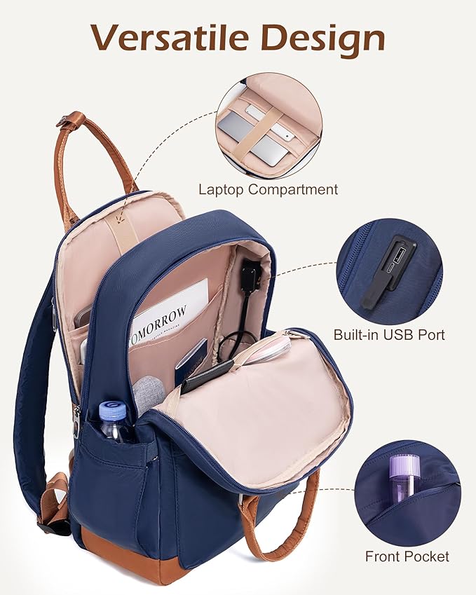 LONG VACATION 3 Piece Carry On Luggage 20 Inch Suitcase with Spinner Wheels, ABS+PC Hardshell Suitcase set with TSA Lock & YKK Zipper