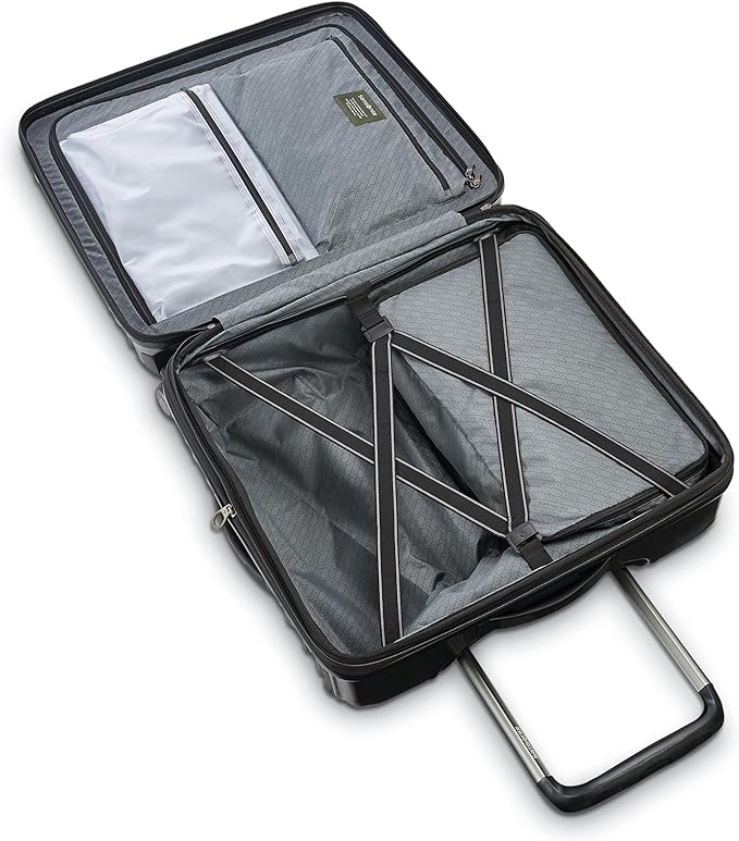 Samsonite Stryde 2 Hardside Expandable Luggage with Double Spinner Wheels, Medium Glider, Brushed Graphite