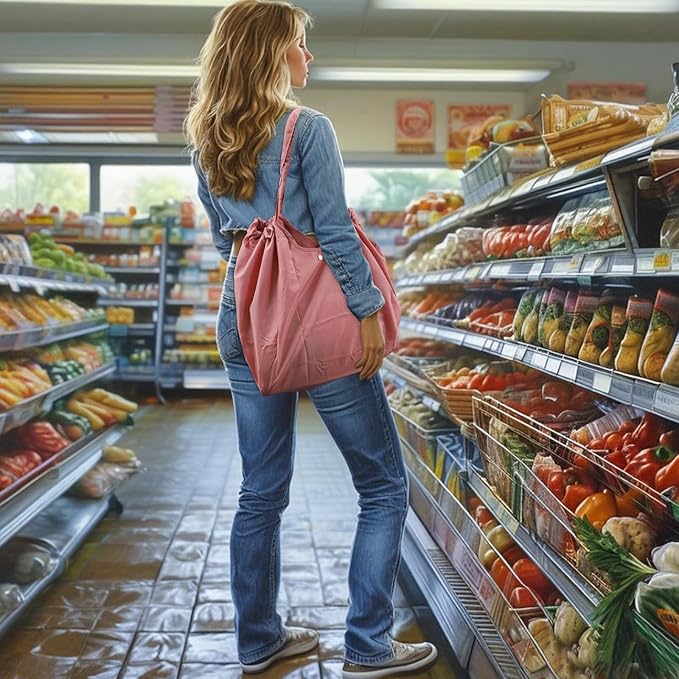 Reusable Grocery Bags,Reusable Shopping Bags,Folding Bags Totes,Stretchable and shrinkable shopping bag for Groceries
