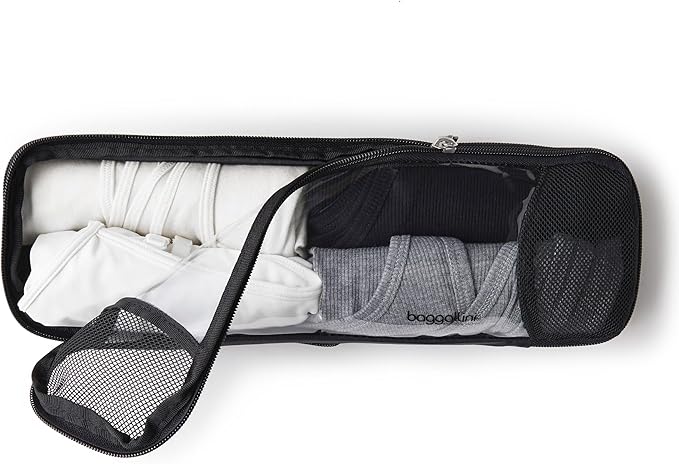 Baggallini Long Compression Cube - Lightweight Compression Packing Cube for Travel