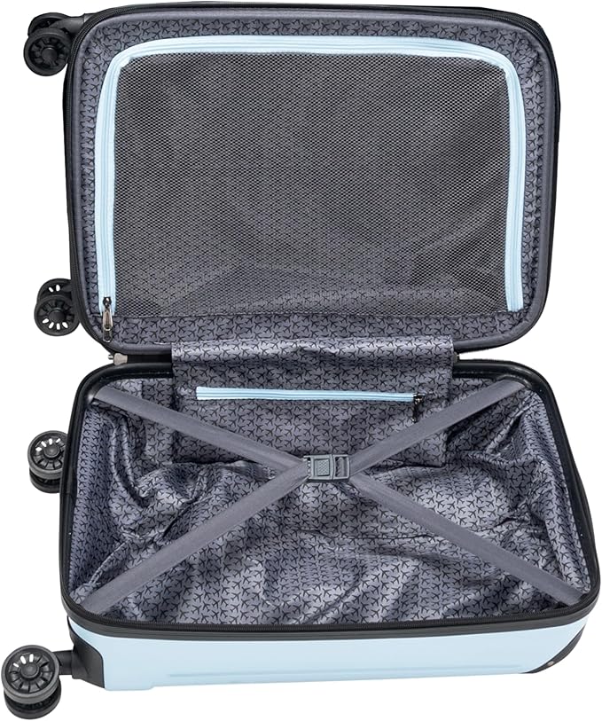 Kenneth Cole Reaction Flying Axis 28" Hardside Expandable 8-Wheel Spinner Check-Size Luggage, Dream Blue