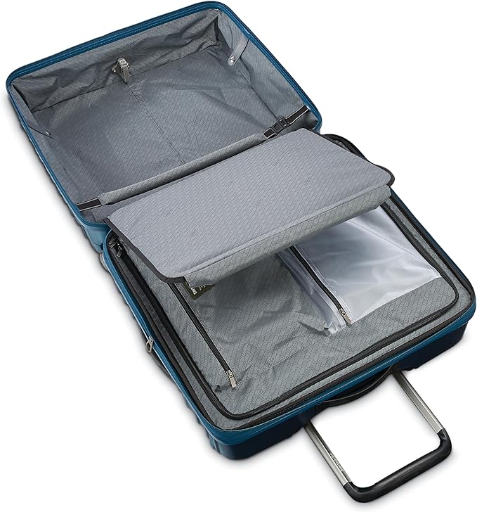 Samsonite Stryde 2 Hardside Expandable Luggage with Double Spinner Wheels, Large Glider, Deep Teal