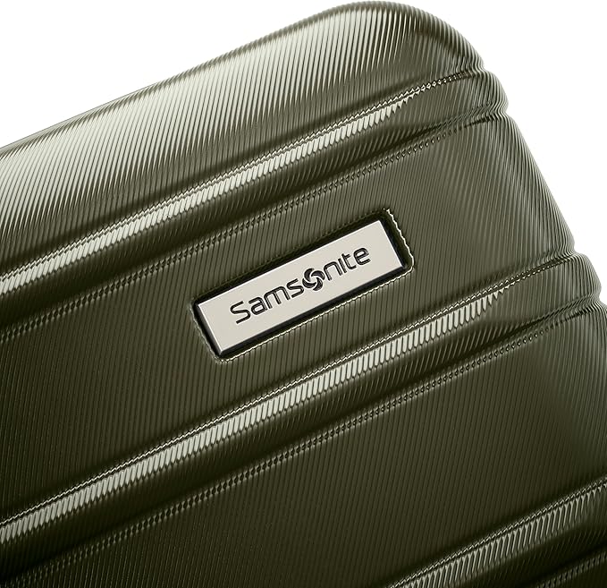 Samsonite Omni 2 Hardside 3 Piece Set - Includes Global Carry-On, Medium, & Large Checked Suitcases - 360° Dual Spinner Wheels - Integrated TSA Lock & Expansion - Amazon Exclusive - Vita Olive