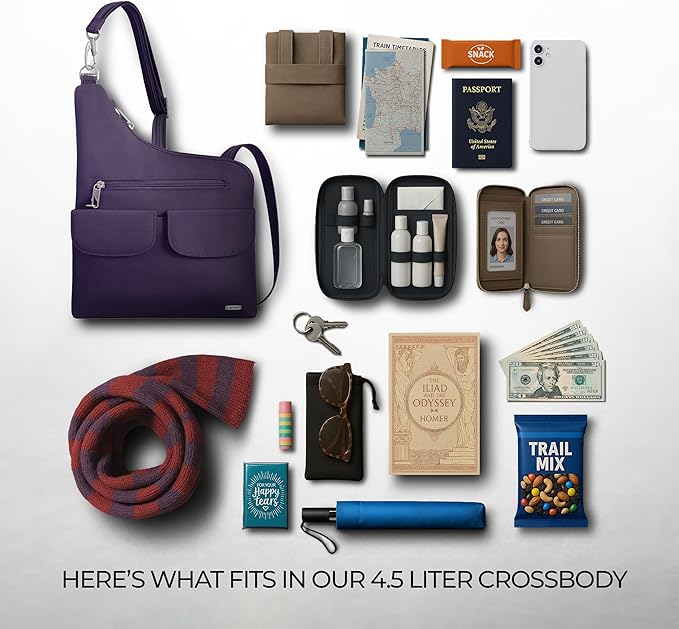 Travelon Anti-Theft Classic Crossbody Bag
