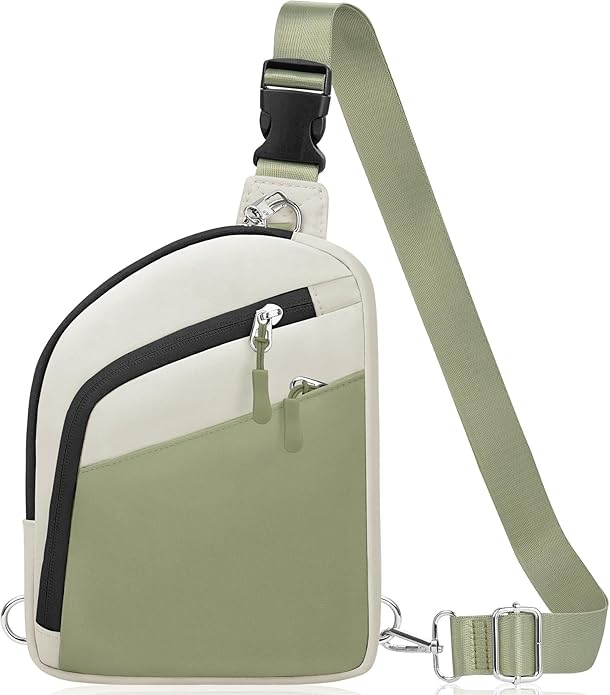 TOPEAST Anti Theft Crossbody Bags for Women Men, Small Sling Crossbody Bag Travel Purse Shoulder Wallet with RFID Blocking