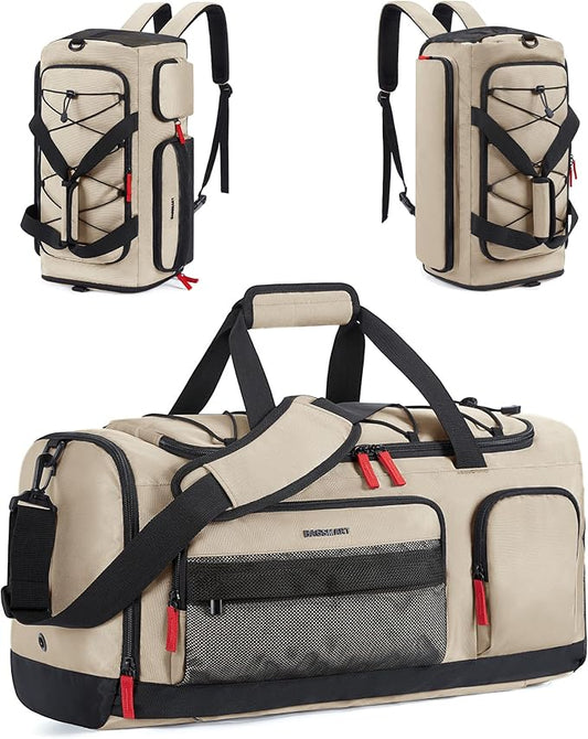 BAGSMART Gym Bag for Women & Men, Sports Travel Duffel Backpack with Shoe Compartment Laptop Compartment, Water Resistant Carry On Weekender Bag for Airplane
