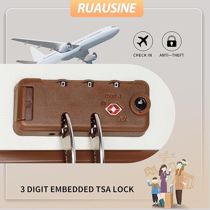 Carry on Luggage Airline Approved, Hardside Carry-on Suitcase with Spinner Wheels, Hard Shell Lightweight Small Travel Luggage with TSA Lock (White)