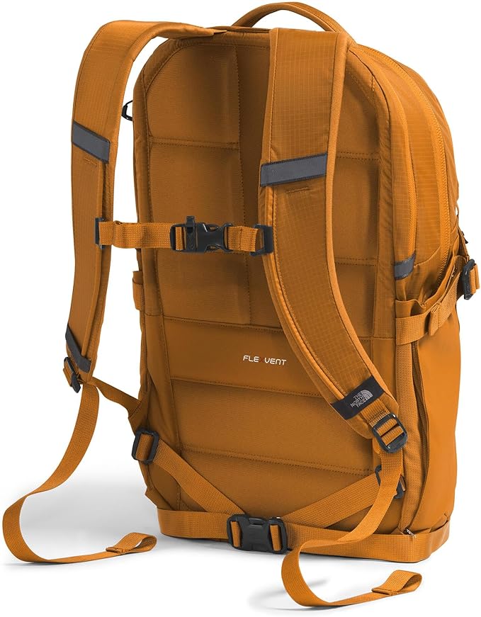 The North Face Recon Everyday Laptop Backpack - Daypack, Water Repellent, Laptop Sleeve, 2 Water Bottle Pockets, Timber Tan, One Size