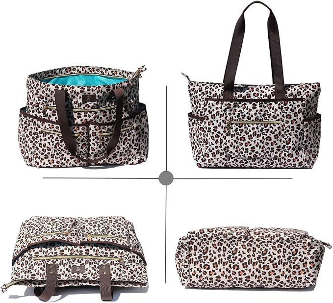 Weekender Bag Carry On Bag Overnight Tote Travel Duffle with 13 Pockets for Travel,Work，Gym,Beach,Teacher,Nurse