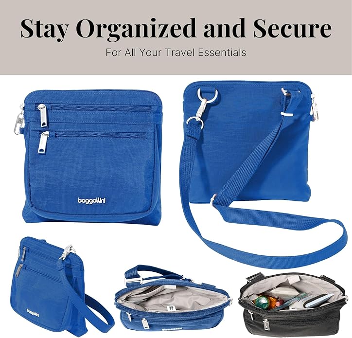 Baggallini womens Securtex Anti-theft Crossbody
