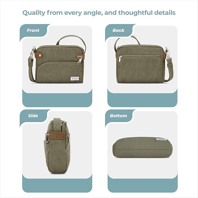 Travelon Anti-Theft Heritage Small Crossbody Bag