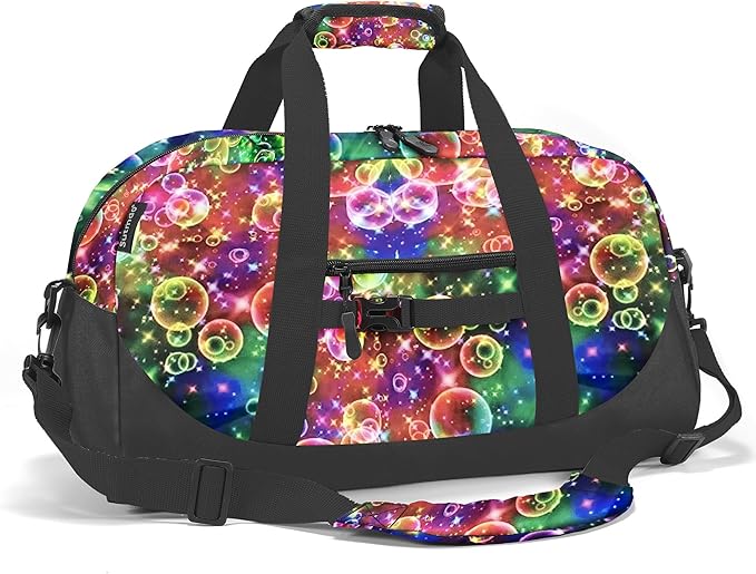 Stumdo Kids Overnighter Duffel Bags for kids, Carry-On Size & Ideal for School Practice or Overnight Travel Weekender Tote for Travel Gym Sport bag for Boys & Girls (11ppao)
