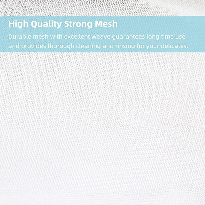 GOGOODA Mesh Laundry Bags for Delicates Durable Protective Wash Bags for Clothes, Multi-Size Washing Bag Set, 4PCS （2L,2XL）