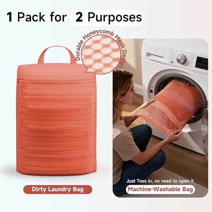 11 Set / 9 Set Packing Cubes for Travel,Gifts for Women Mom Kids,TSA Approved Bags for Makeup, Cosmetic, Toiletry, Organizers for Suitcase Carry On, Cruise Essentials Airplane Accessories,Orange