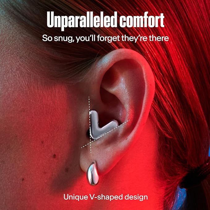 Alpine Tune Earplugs, Concert Ear Plugs for Noise Reduction, High Fidelity Music Quality, 19dB Hearing Protection with Crystal Clear Sound, Incl. 4 Sizes, For Parties, Raves, Festivals & Clubs, Silver