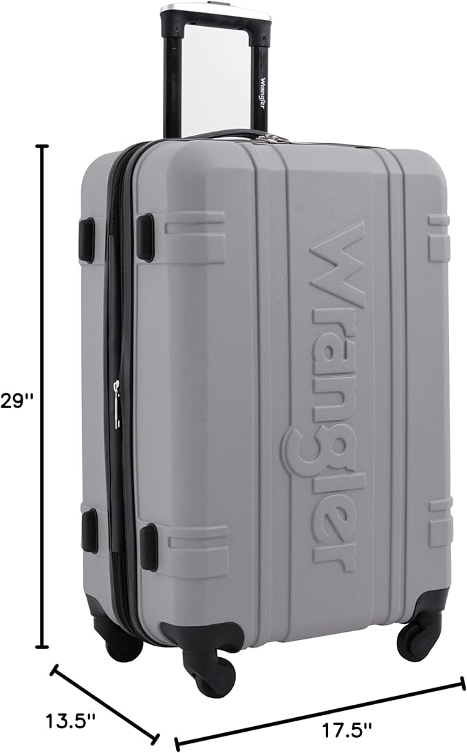 Wrangler 3 Piece Astral Travel Luggage Set, Sharkskin