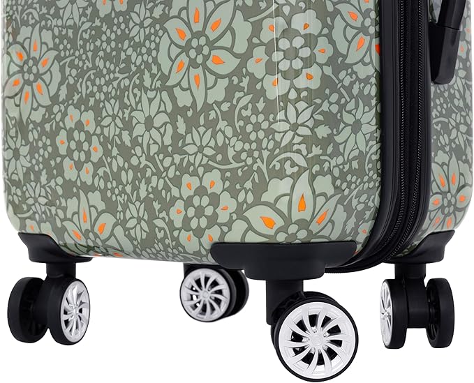 Travelers Club Unisex Bella Caronia Deluxe 20", 3 Piece, or 7 Piece Luggage & Travel Accessories Set Jamila