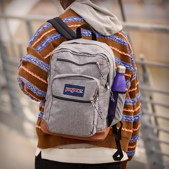 JanSport Cool Backpack with 15-inch Laptop Sleeve, Large Computer Bag Rucksack with 2 Compartments, Ergonomic Straps, Faded Tapestry