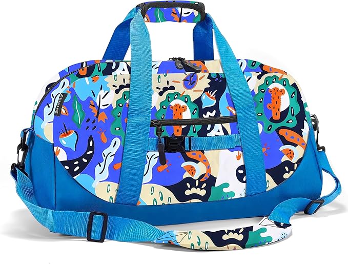 Stumdo Kids Overnighter Duffel Bags for kids, Carry-On Size & Ideal for School Practice or Overnight Travel Weekender Tote for Travel Gym Sport bag for Boys & Girls (11lchong)