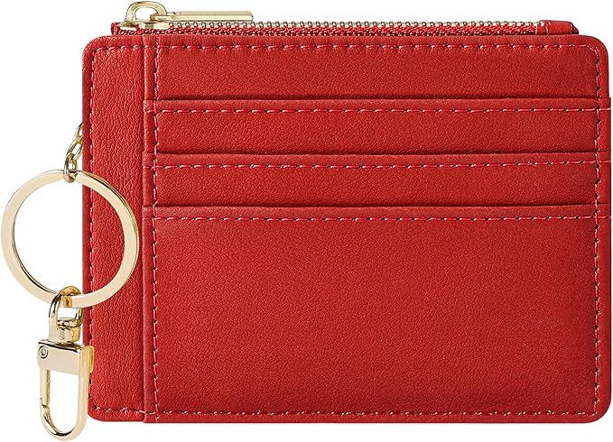 Sodsay Card Case Slim Front Pocket Wallet for Women Credit Card Holder with Keychain | Slim, Front Pocket, Credit Card Holder, with Keychain