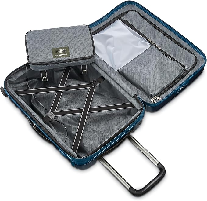 Samsonite Stryde 2 Hardside Expandable with Double Spinner Wheels, 2PC SET (22X14X9/LG), Deep Teal