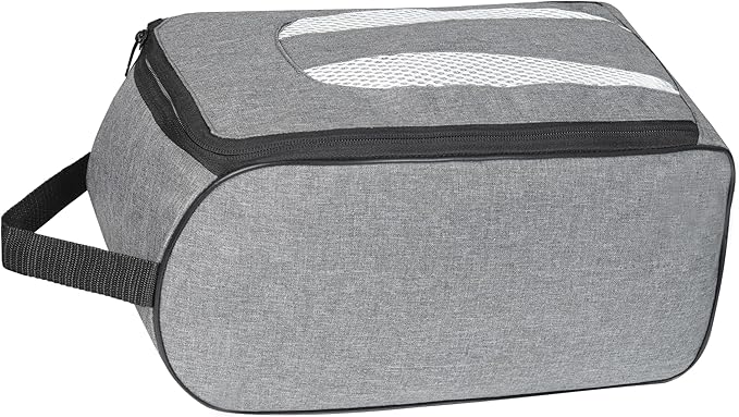 Shoe Bag Waterproof Sports Golf Boot Bag | Odor-Resistant Gym Kit Organiser Storage | Hiking Travel Dust-Proof Storage Bag for Wellington, Cowboy, Football, Rugby, Cricket Shoe (Gray)