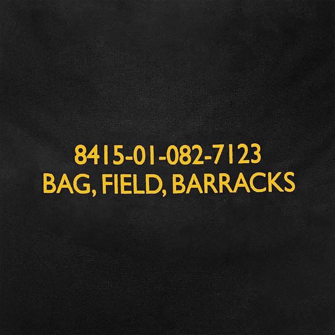 Rothco Canvas Barracks Bag Multi-Functional, Dependable, and Durable for Field Use and Travel, 24" x 32", Black
