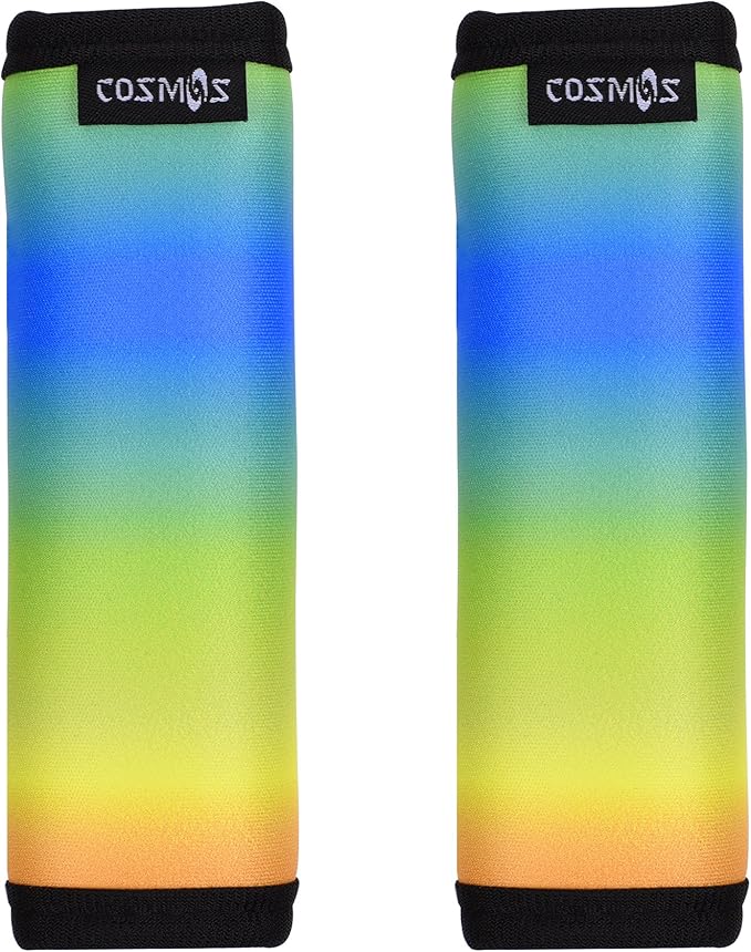 Cosmos 2 Pcs Fade in Color Comfort Neoprene Handle Wraps/Grip/Identifier for Travel Bag Luggage Suitcase