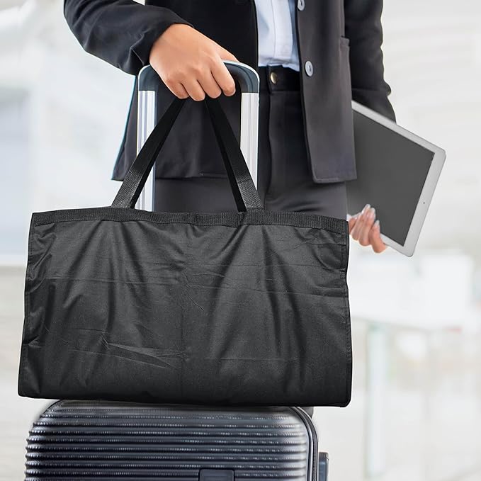 Travel Garment Bag with Zipper Pocket, Suit Bag for Suits, Dresses, Coats