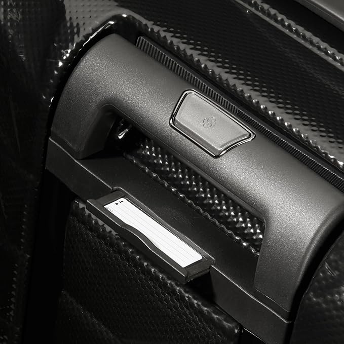 Samsonite Proxis Large Hardside Luggage with Dual Spinner Wheels - Innovative Roxkin™ Lightweight Shell With Ultimate Durability- Includes TSA Lock, Ergonomic Telescoping Handle - Black