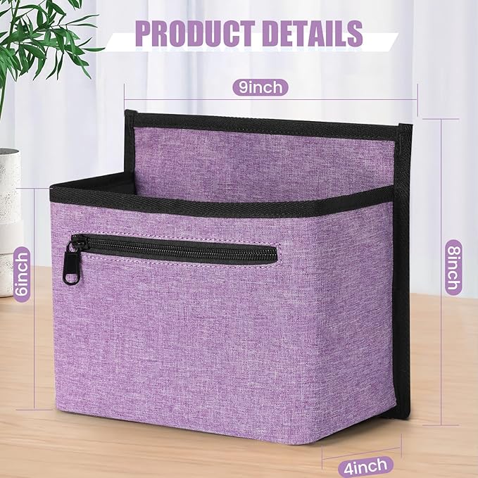 ZHCHG Luggage Travel Cup Holder Attachment for Suitcase Drink Carrier Caddy, Coffee Mug and Tumblers, Traveler Carry on Hands Free Accessory- Gifts for Flight Attendants Travelers Accessories (Purple)