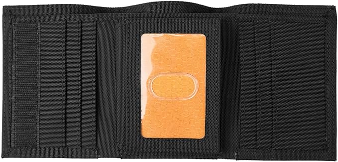 Timberland PRO Men's Cordura Nylon RFID Trifold Wallet with ID Window