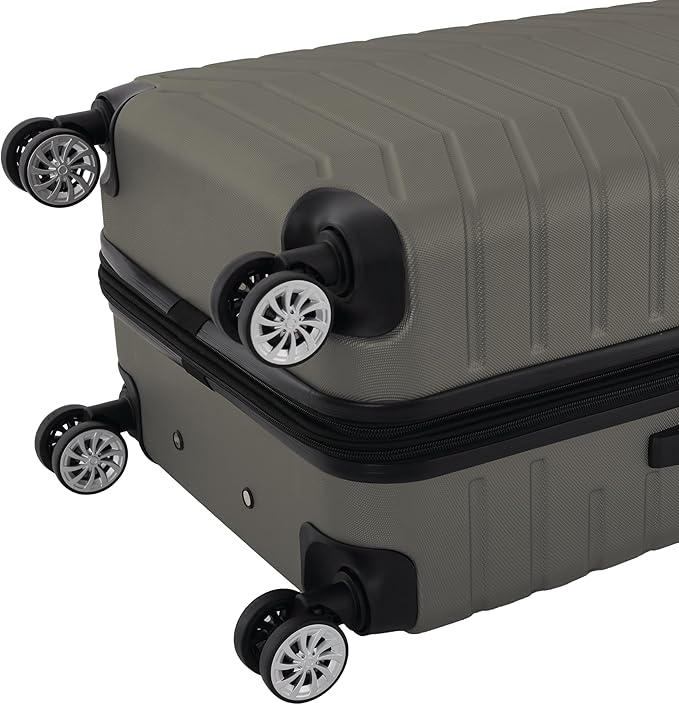 Wrangler Tahoe 3 Piece Spinner Luggage Set, Smokey Olive