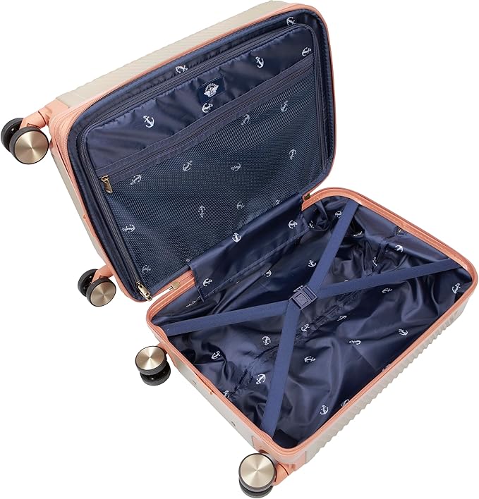 Dockers Spectra Hardside Expandable 8-Wheel Spinner Travel Checked Luggage, 28-Inch, Timberwolf