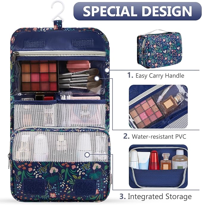 8 Set Packing Cubes for Travel, Gifts for Women Mom,Anti-Tearing Suitcase Organizer for Luggage with Shoe & Hanging Toiletry Bag,OlarHike Vacation Essentials & Accessories for Cruise Ship