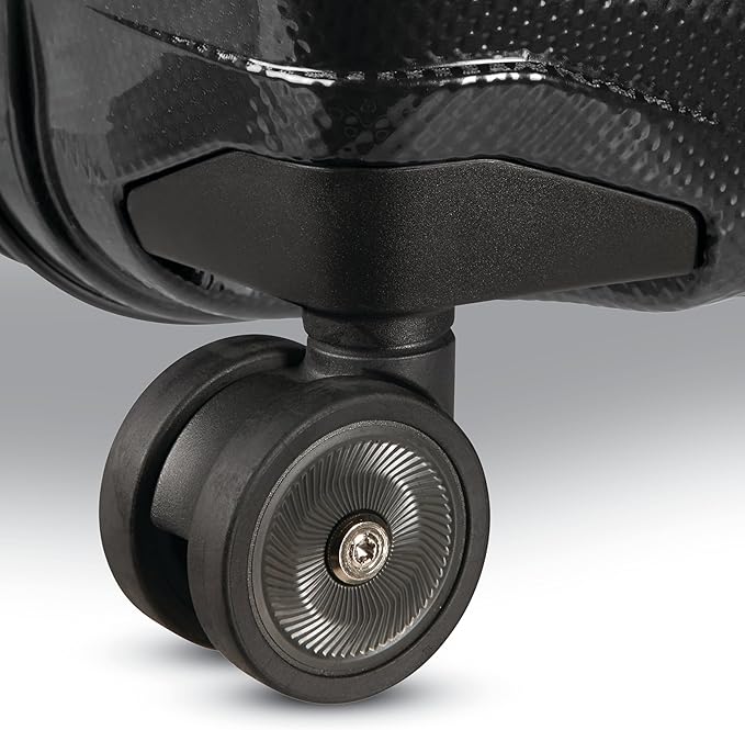 Samsonite Proxis Medium Hardside Luggage with Dual Spinner Wheels - Innovative Roxkin™ Lightweight Shell With Ultimate Durability- Includes TSA Lock, Ergonomic Telescoping Handle - Black