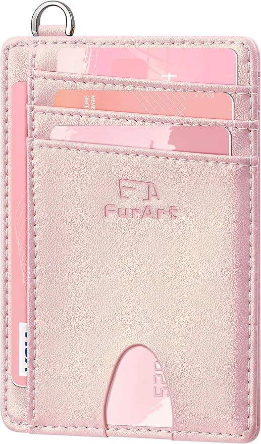 FurArt Slim Minimalist Wallet, Front Pocket Wallets, RFID Blocking, Credit Card Holder for Men