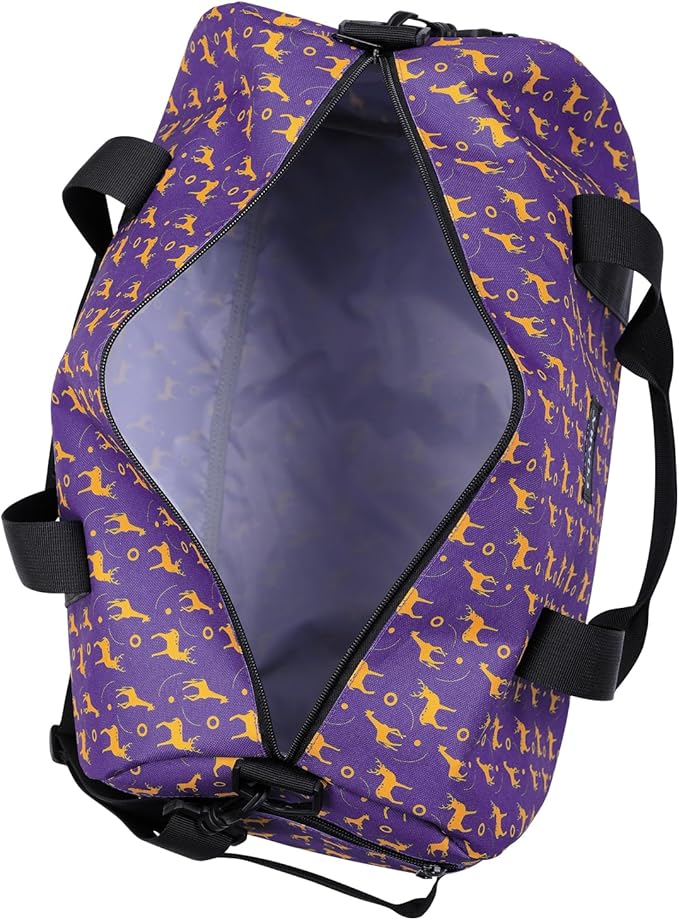 Kids Duffle Bag Overnight Bags for Boys and Girls Weekender Sleepover Carry-On Tote for Traveling Gym Sport Dance (Elks)