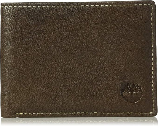 Timberland Men's Genuine Leather Passcase Security RFID Wallet