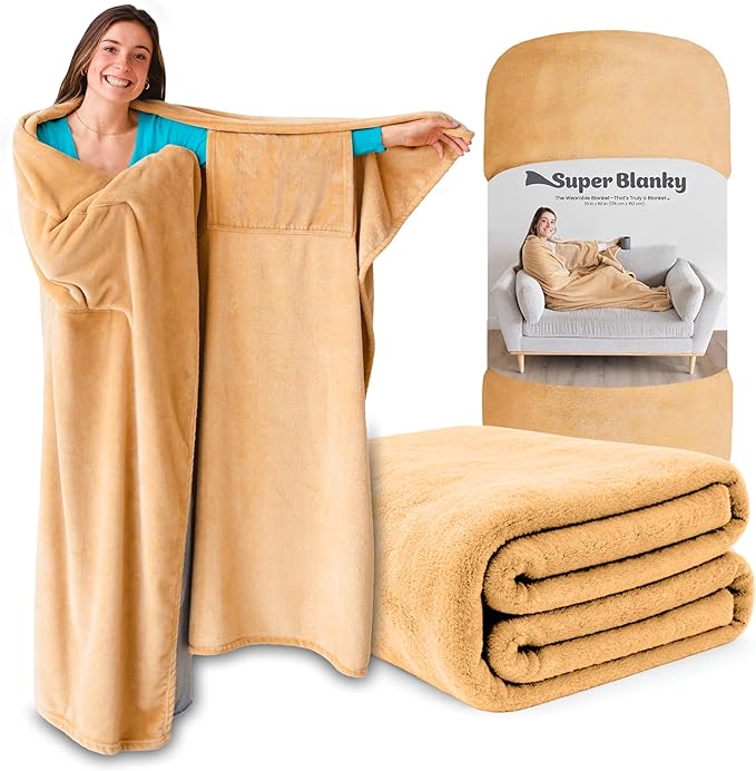 Wearable Blankets for Women, Adult Wearable Blanket Men, Mother's Day Gifts for Her, Wife Birthday Gift Ideas