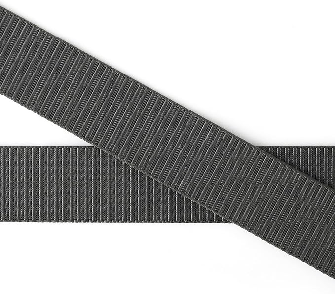 Mile High Life Nylon Web Belt Outdoor Military Belt With TSA Safe Plastic Buckle Belt