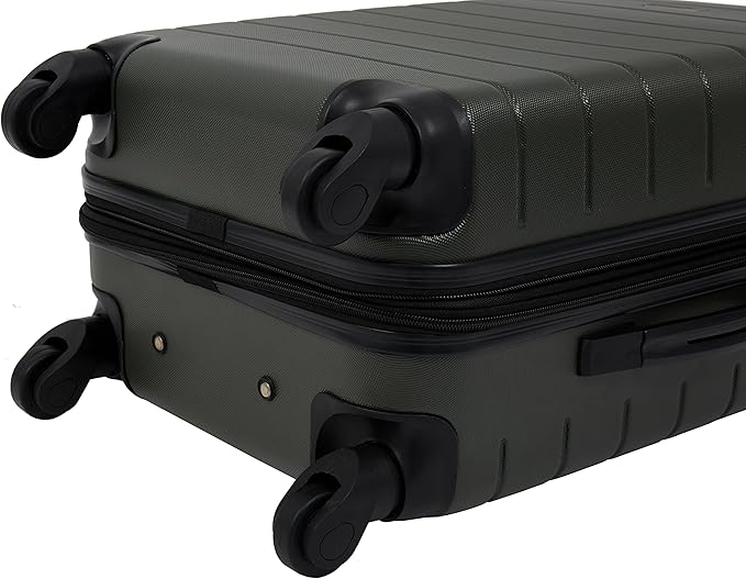 Wrangler Smart Spinner Hardside Luggage, 2 Piece Set, Deep Depths