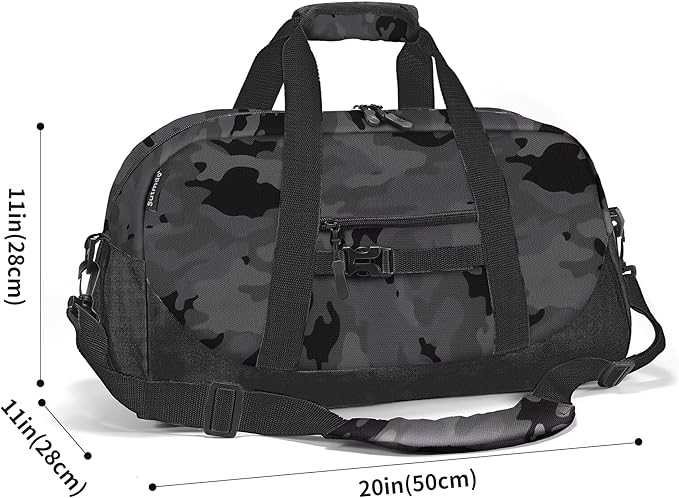 Stumdo Kids Overnighter Duffel Bags for kids, Carry-On Size & Ideal for School Practice or Overnight Travel Weekender Tote for Travel Gym Sport bag for Boys & Girls (71tlan)