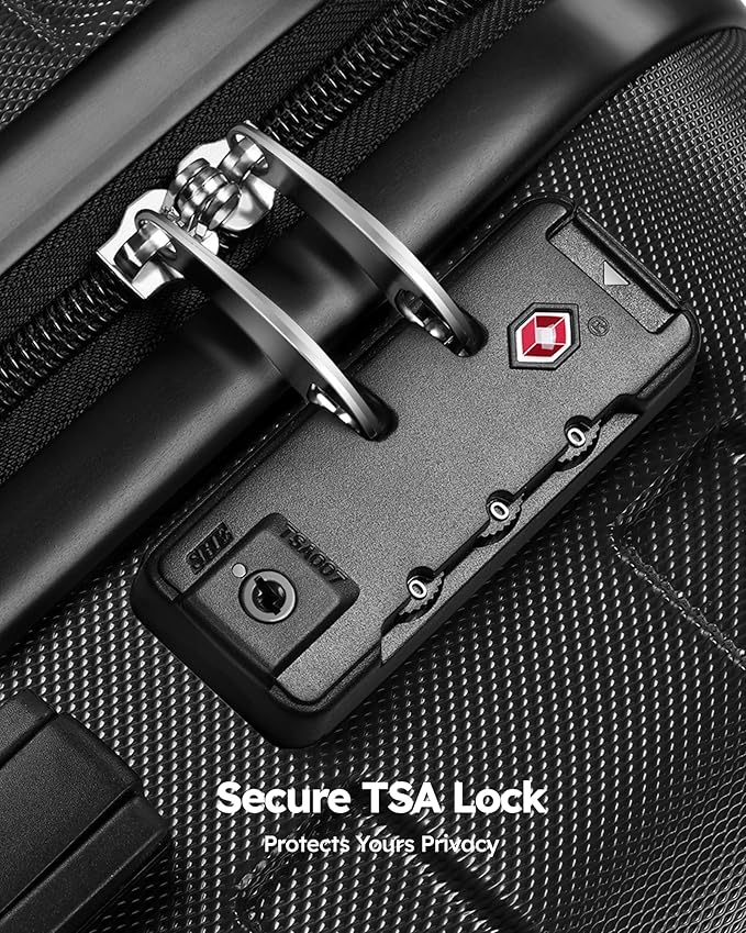 Suitour Luggage Sets 2 Piece with Spinner Wheels,Hard Shell 20 Carry on Suitcase and 28 inch Luggage with Spinner Wheels Suitcase Set with TSA Lock(20in/28in)