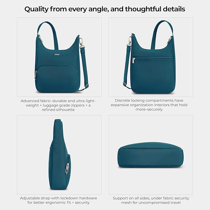 Travelon Anti-Theft Classic Essential Messenger Bag