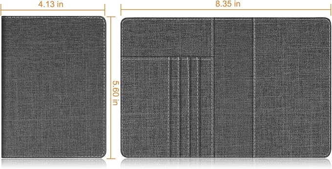 FINTIE Passport Holder, Slim Travel Wallet RFID Blocking Card Case Cover Passport Cover Protector Essentials with Credit Card Slots for Women/Men | Slim, RFID Blocking, Card Case Cover, Essentials, Credit Card Slots